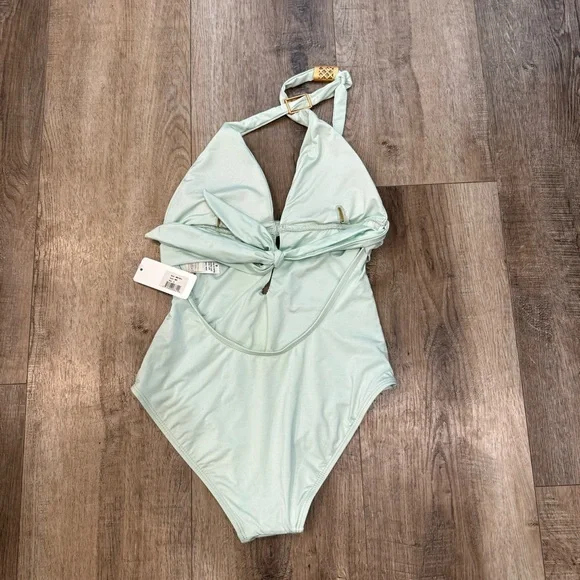 NWT Lspace Swimsuit Onepiece Mint Green Size 6 - Picture 2 of 5